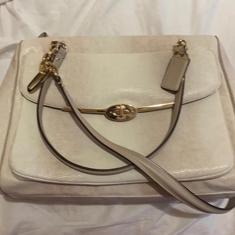 Coach Madison lizard embossed Madeline.